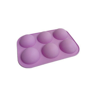 Half Sphere Silicone Soap Mold x 6 Cavity