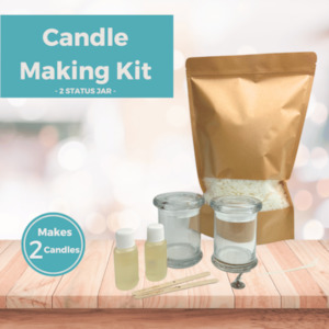 Internet only: Candle Making Kit – 2 Jar