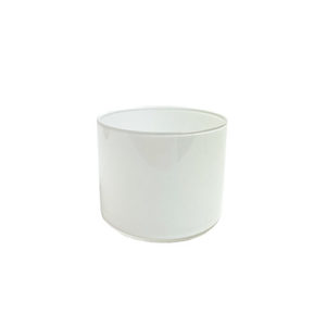 Decoroc Small Cylinder Jar Gloss White