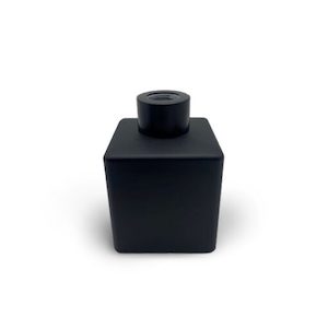 180ml Matte Black Diffuser Jar Square