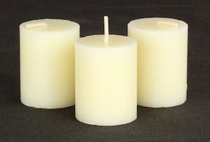 Votive Candles - cream - 150 pack