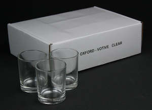 Internet only: Glass Votive Holder - box of 12