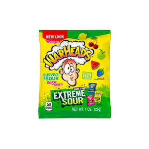 Warheads Extreme Sour Hard Candy 28g