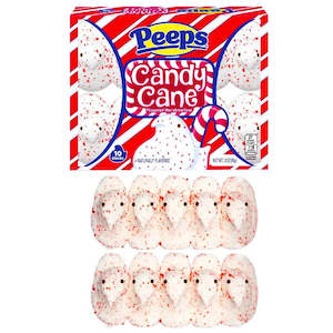 Peeps Candy Cane Marshmallow Ducks 85g