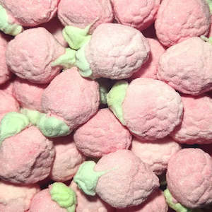 Raspberry Filled Marshmallows