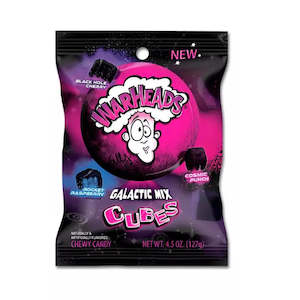 Confectionery: Warheads Galactic Mix Cubes 137g