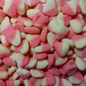 Pink and White Hearts