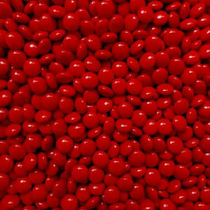 Confectionery: Red Chocolate Pebbles