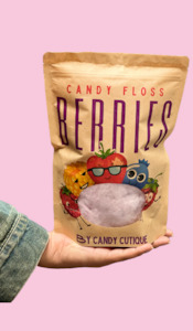 Confectionery wholesaling: Berries  Candy Floss Jumbo Bag