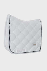 Equestrian Stockholm Dressage Saddle Pad White Perfection