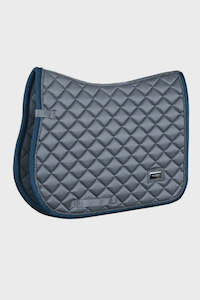 Equestrian Stockholm Jump Saddle Pad Metallic Blue