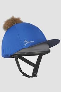 LeMieux Pom Hat Silk Benetton Blue