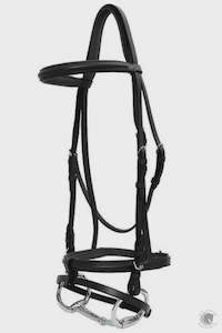 Platinum Padded Raised Hanoverian Bridle