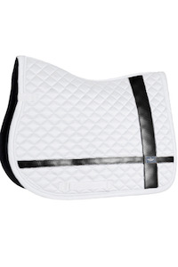 Equestrian Stockholm Jump Saddle Cloth 'No Boundaries' White