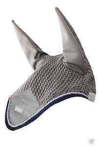 Equestrian Stockholm Grey Crystal Ear Net