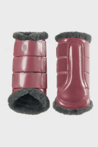 Horse Boots Bandages: Equestrian Stockholm Brushing Boots - Winter Rose