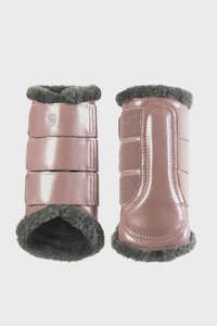 Equestrian Stockholm Brushing Boots - Pink