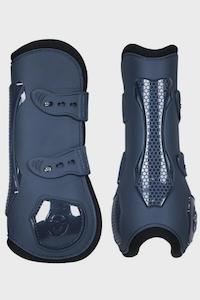 Horse Boots Bandages: Equestrian Stockholm Anatomic Tendon Boots Modern Tech Navy