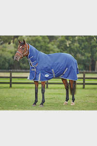 Summer Rugs: WEATHERBEETA COMFITEC PREMIER FREE II COMBO LITE DARK BLUE/GREY/WHITE