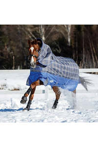 Winter Rugs: WeatherBeeta ComFiTec Premier Free Heavy Detach a neck 360g Grey Plaid