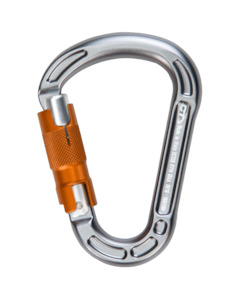 Sports and physical recreation instruction: Concept HMS Twist-Lock Carabiner