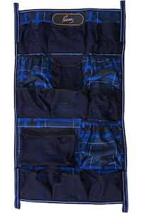 Sporting equipment: Pessoa 1200d Door Organizer - Navy Plaid