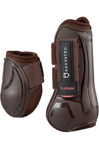 Sporting equipment: Equestro Platinum Model Open Tendon Boots & Fetlock Set