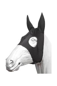 Race Hood Lycra with Neoprene Ears (Red or Black)