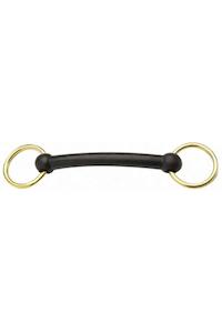 Nylon Snaffle Brass Rings