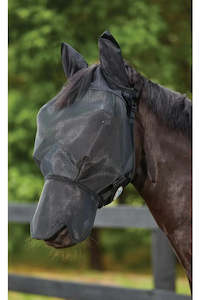 Sporting equipment: ComFiTec Double Dart Deluxe Fly Mask with Ears and Nose