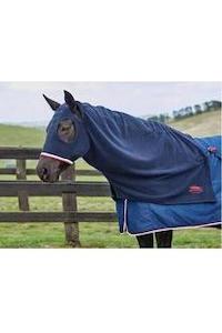 Sporting equipment: Weatherbeeta- Pull Over Fleece Hood. navy