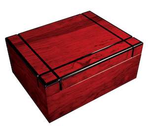 Haberdashery: Craftsman Bench - Highlander 100-count desktop humidor