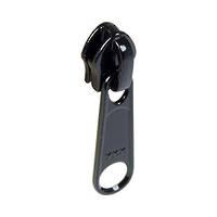 9 coil single tab slider black