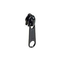 5 coil single tab slider black