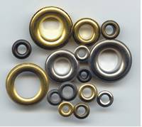 Self piercing eyelets F100-sp4 brass 500 pack