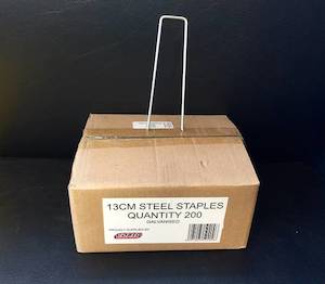 Box of 13cm Steel Staple Pins x 200