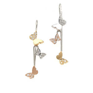 Butterfly Diamond earrings