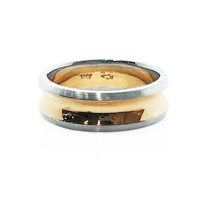 Concave males wedding ring