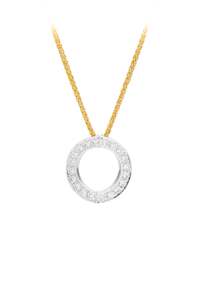 Medium Hidden Heart™ white gold diamond pendant