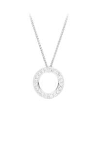 Medium Hidden Heart™ white gold diamond pendant