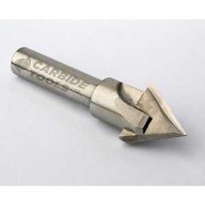 Machine tool and part: Carbide Tipped V-Groove