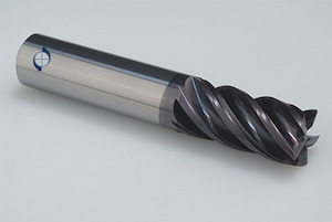 Machine tool and part: End Mill 5 Flute Vibration Reducing Standard Series