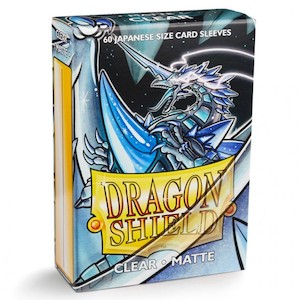 Dragon Shield: Clear Matte Sleeves - (Yu-Gi-Oh Sized)