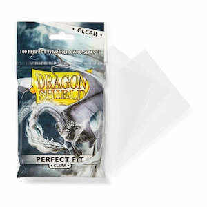 Sleeves - Dragon Shield - Perfect Fit 100 Pack Clear