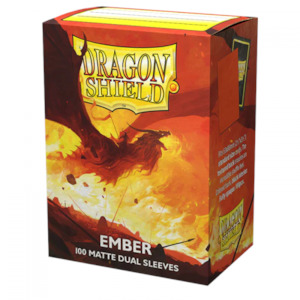 Sleeves - Dragon Shield - Box 100 - Dual Matte Ember