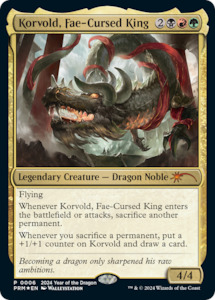 Korvold, Fae-Cursed King (Year of the Dragon 2024) [Standard Showdown Promos]