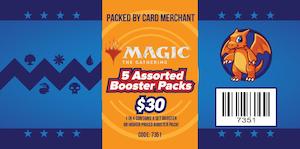 5 Magic Booster Packs