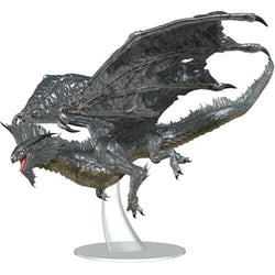 D&D Nolzurs Marvelous Miniatures Adult Silver Dragon Pre Painted