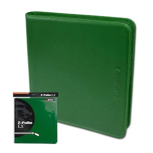 Game: BCW Z-Folio LX 12-Pocket - Green