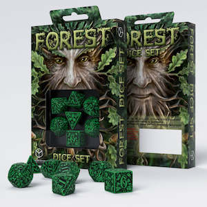 Q Workshop - Forest RPG Dice Set